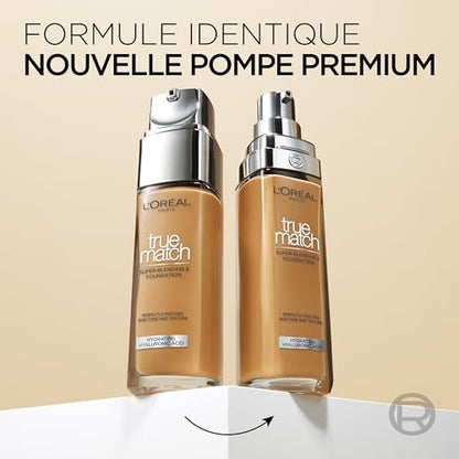 L'OREAL PARIS True Match Super Blendable Liquid Foundation With Matte, Natural Finish (Golden Amber 7D7W, 30Ml) Matte & Natural Finish - Full, Oily