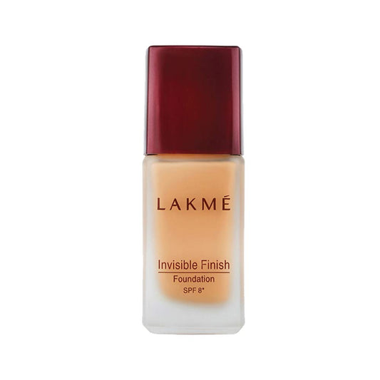 LAKMÉ Invisible Finish Spf 8 Cream Foundation For All Skin Types, Shade 01, 25Ml And 9 To 5 Flawless Matte Light Coverage Complexion Compact, Almond, 8G, 2 Count