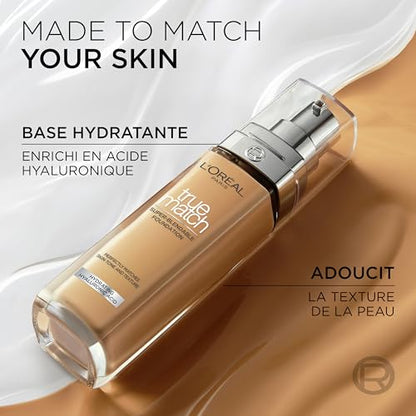 L'OREAL PARIS True Match Super Blendable Liquid Foundation With Matte, Natural Finish (Golden Amber 7D7W, 30Ml) Matte & Natural Finish - Full, Oily