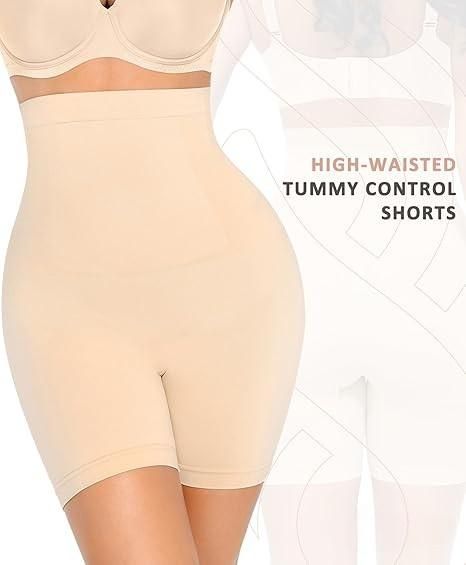 BD 4-in-1 Shaper - Quick Slim Shape Wear Tummy, Back, Thighs, Hips - Black/Efffective Seamless Tummy Tucker