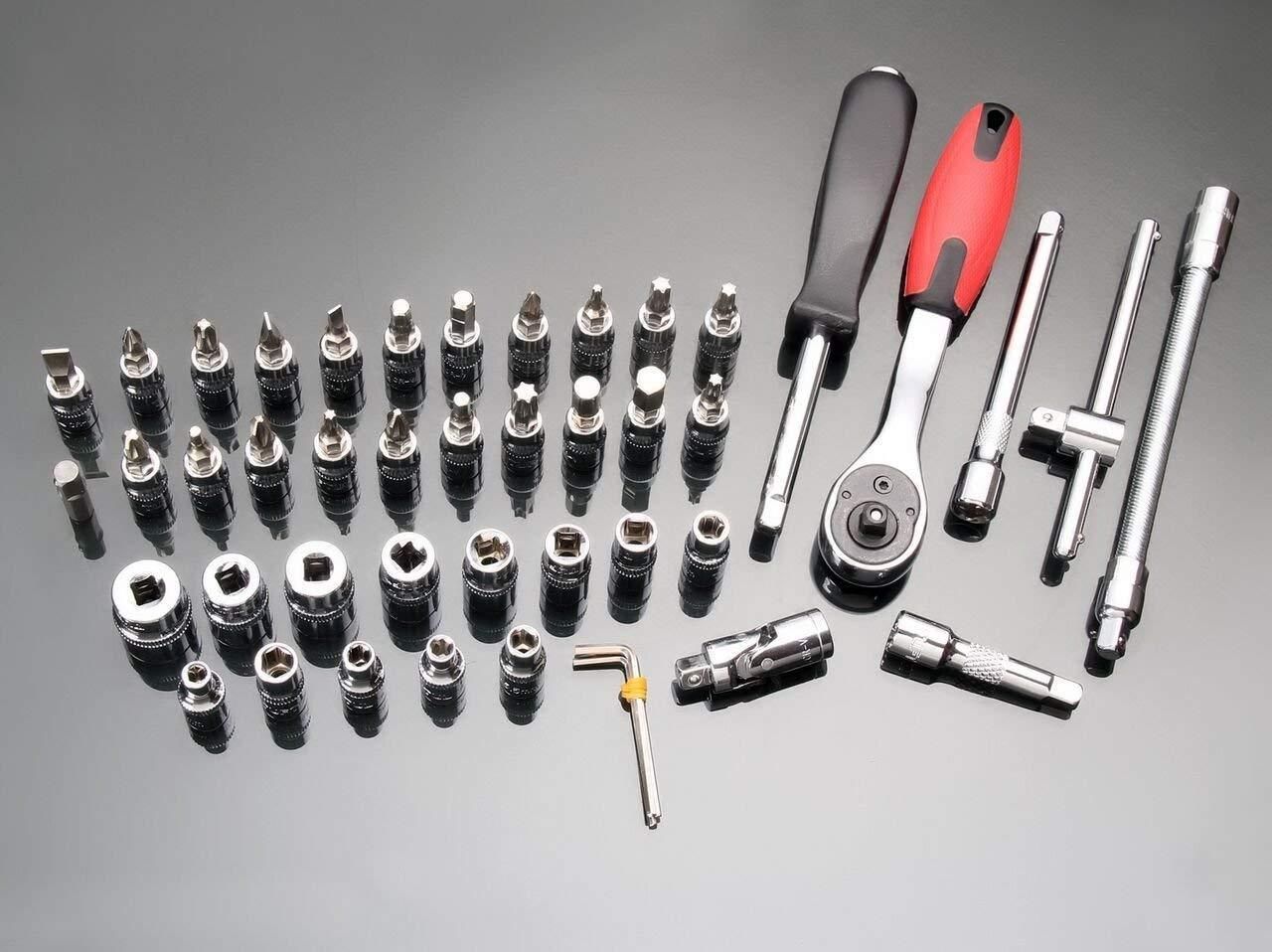 Hardware Tools- 46 in 1 Multi Purpose Combination Socket Tool Kit