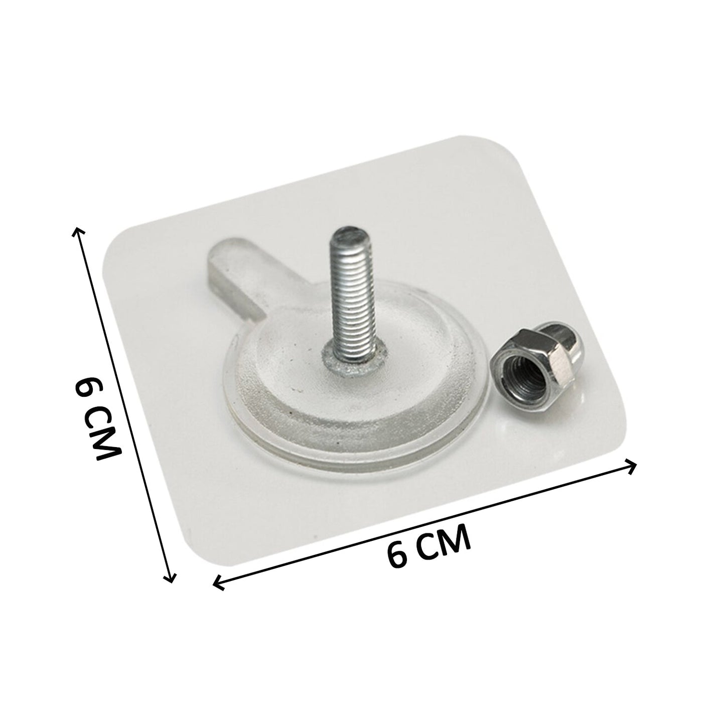 Durable adhesive wall hook for reliable use