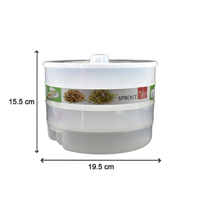 Durable sprout maker for home use, ideal for blending drinks and making sprouts.