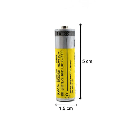 Reliable AA batteries for everyday electronics.