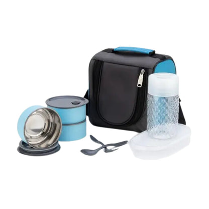 All-in-One Lunch Box with Fabric Bag for Office & School