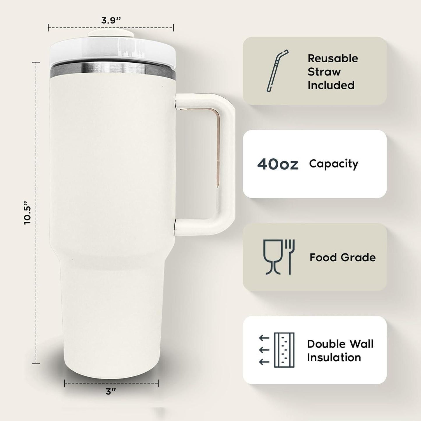 Stainless Steel Cup acuum Insulated Tumbler for Water