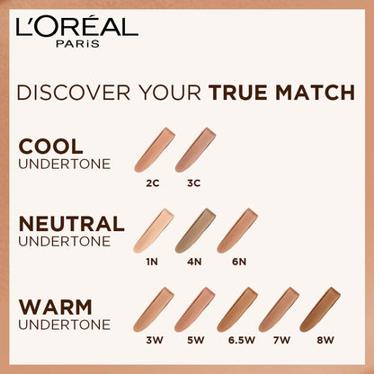 L'OREAL PARIS True Match Super Blendable Liquid Foundation With Matte, Natural Finish (Golden Amber 7D7W, 30Ml) Matte & Natural Finish - Full, Oily