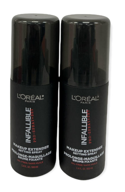 L'Oreal Paris Infallible Pro Makeup Extender Finishing Spray 3.4 Ounce - Pack of 2