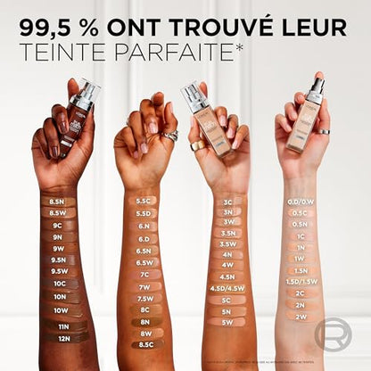 L'OREAL PARIS True Match Super Blendable Liquid Foundation With Matte, Natural Finish (Golden Amber 7D7W, 30Ml) Matte & Natural Finish - Full, Oily