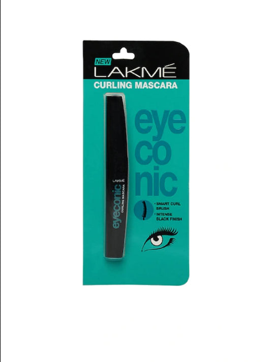 Lakme Set of Lip Gloss Plumshine 3 ml& Eyeconic Curling Mascara - Black 9 ml