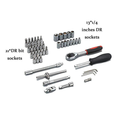 Hardware Tools- 46 in 1 Multi Purpose Combination Socket Tool Kit