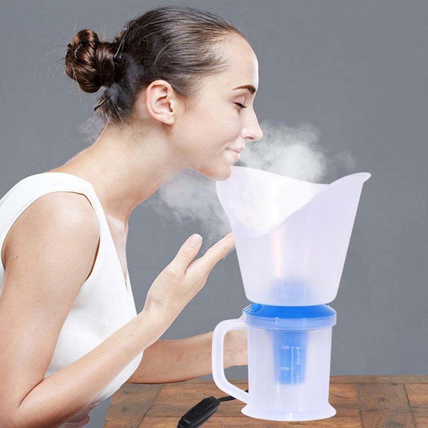 3 in 1 vaporizer for inhaling, useful during cold and illness.