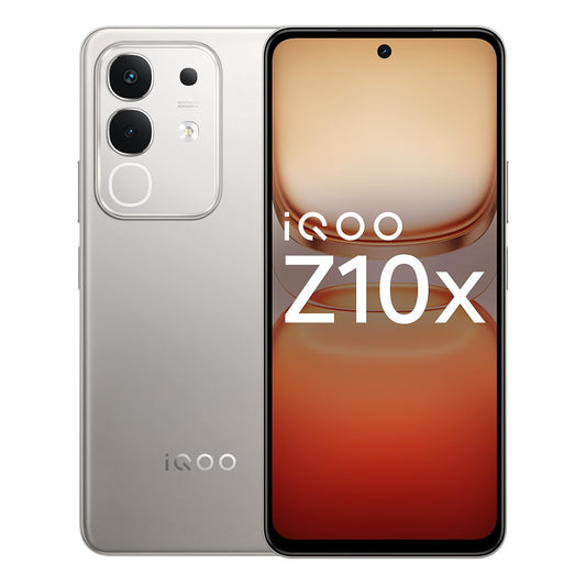 iQOO Z10x 5G (Ultramarine, 6GB RAM, 128GB Storage) | 6500 mAh Large Capacity Battery | Dimensity 7300 Processor | Military-Grade Durability