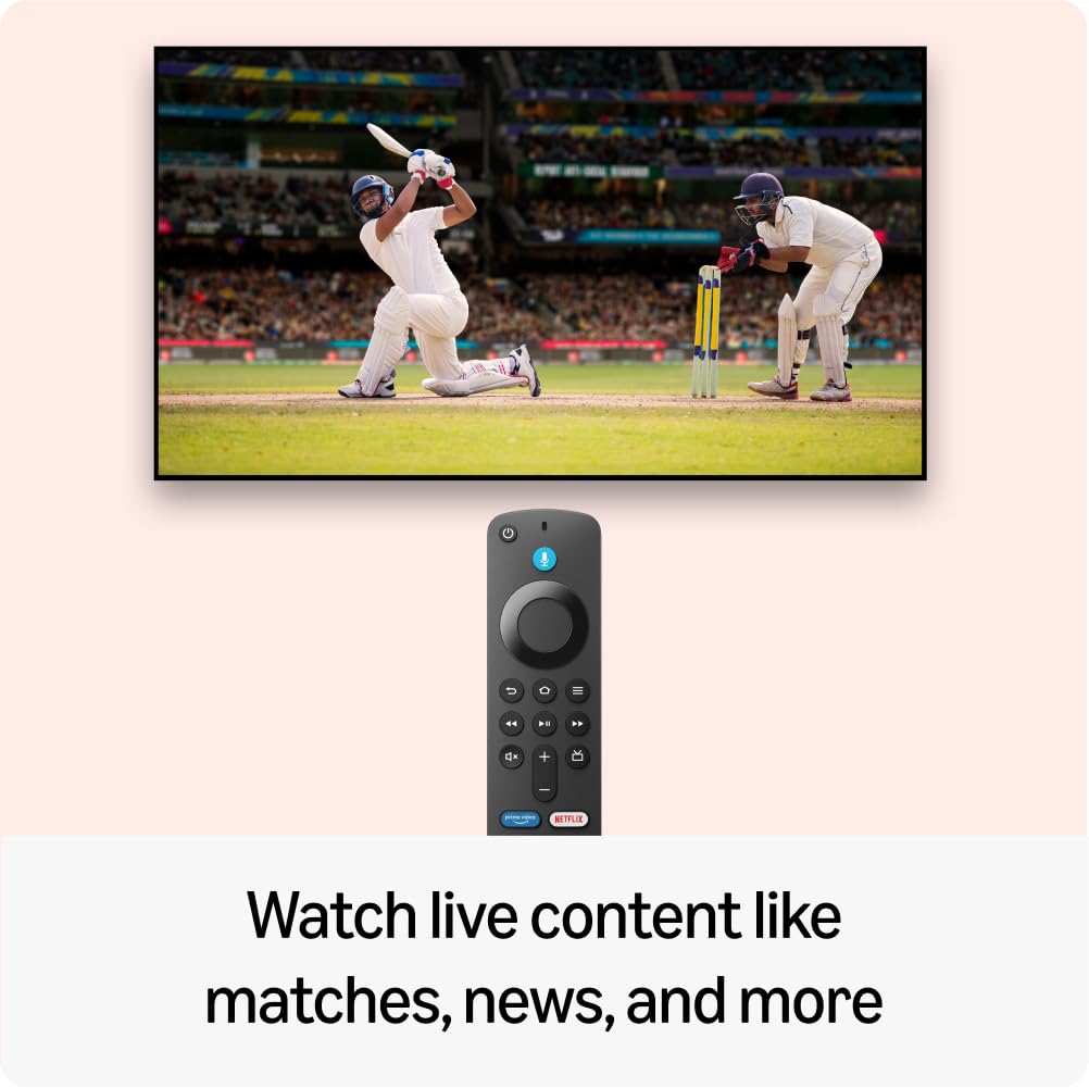 All-new Amazon Fire TV Stick HD, Alexa Voice Remote with TV power & volume controls, full HD streaming device