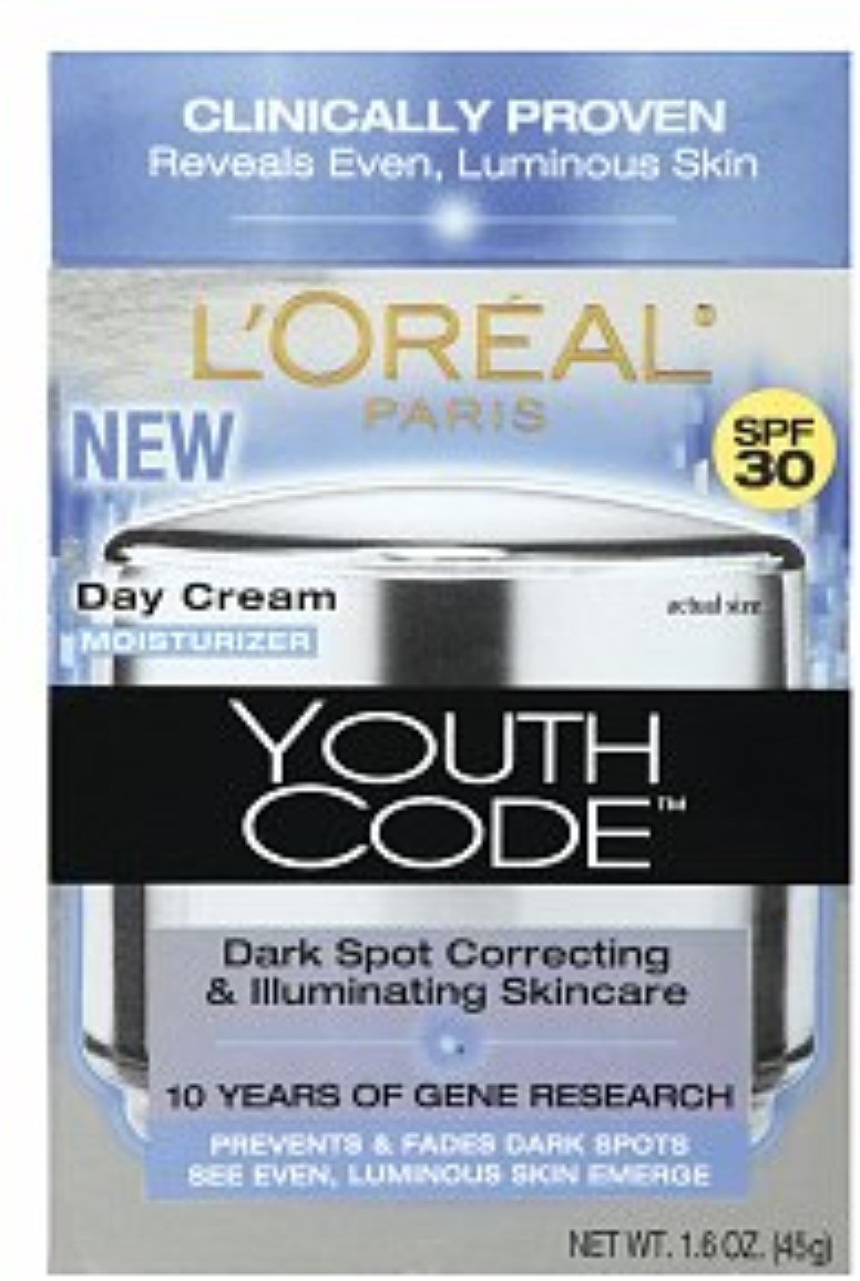 L'Oreal Youth Code Dark Spot Correction Day Cream Spf 30 (pack of 2)