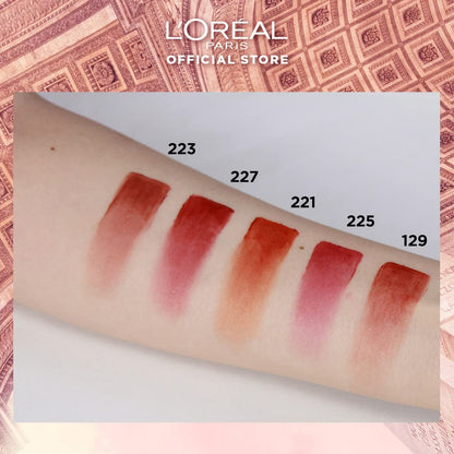 L’Oreal Paris Chiffon Signature Airy Velvet Soft-Matte Lip Color Liquid Lipstick, 7ml, #223 I Loose Up