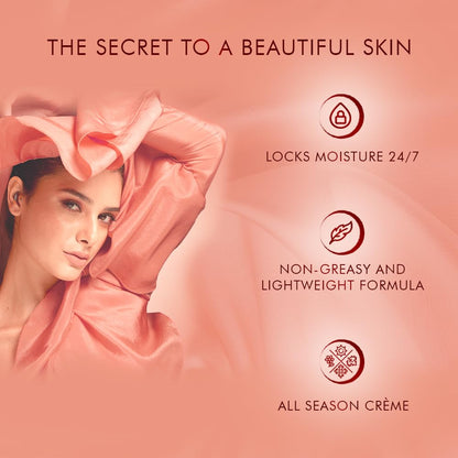 LAKMÉ Peach Milk Soft Crème Light Moisturizer for Face 300 g, Daily Lightweight Face Lotion with Vitamin E for Soft Skin- Non Sticky 24h Moisture (Pack of 2)