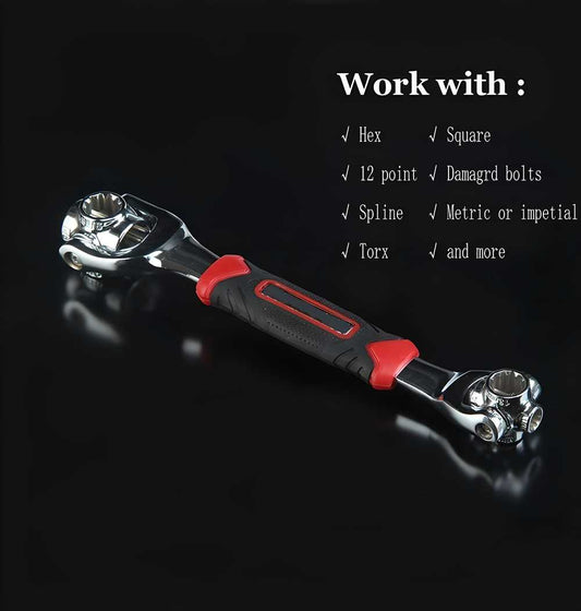 Universal Multi-Function 48-in-1 Stainless Steel Spanner