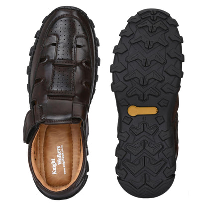 Brown Roman Sandals For Men