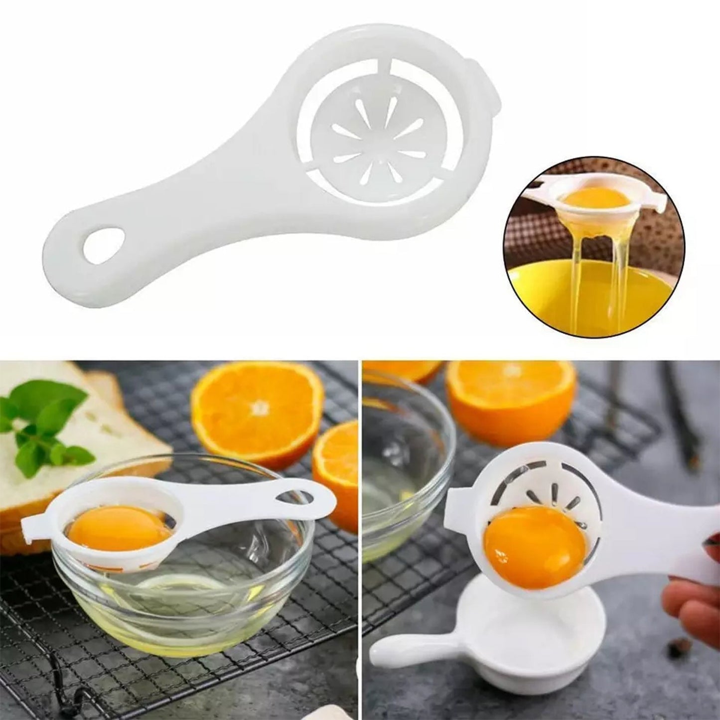 Kitchen tool set including spatula brush, oven glove, egg yolk separator, and 25 paper cups.