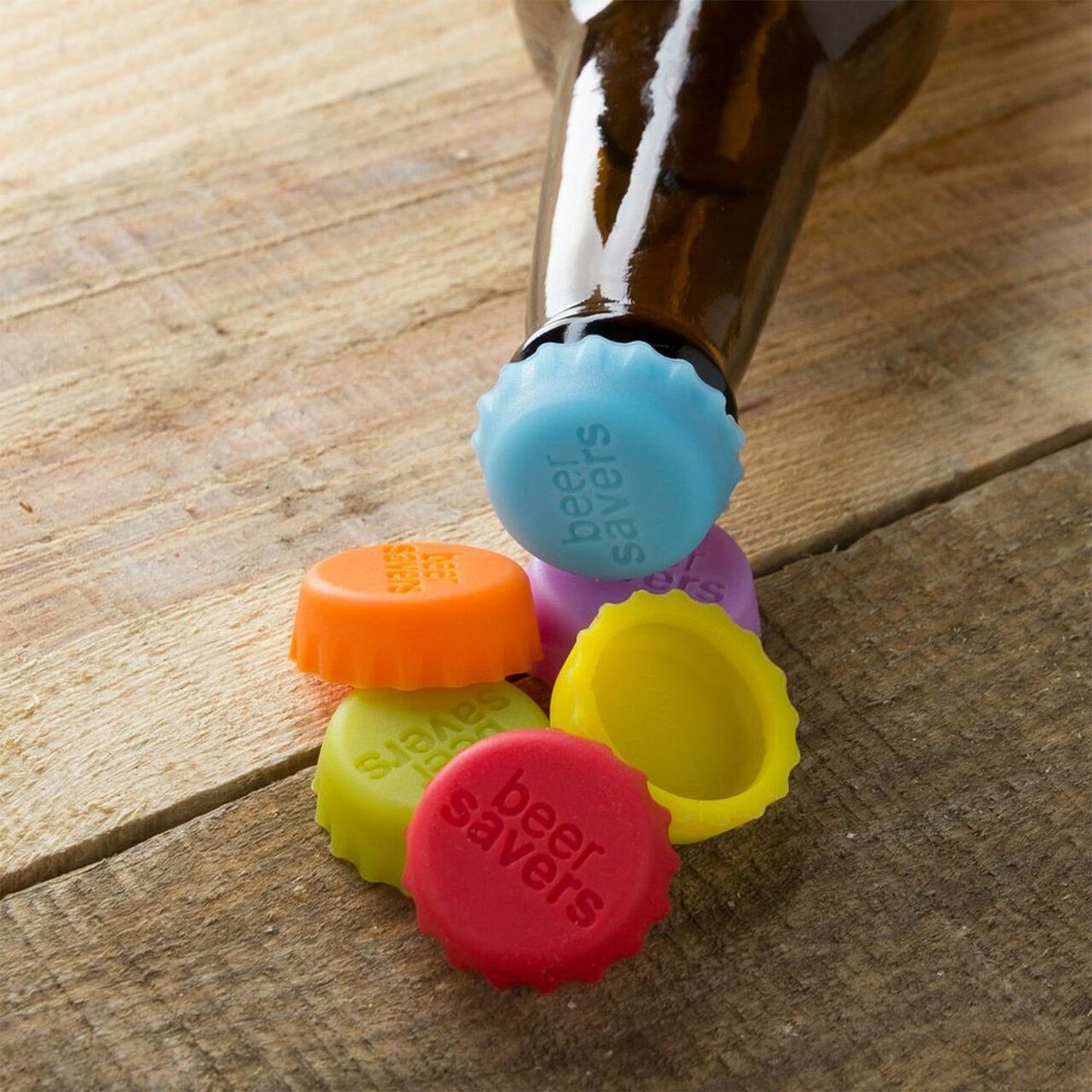 Bright bottle caps