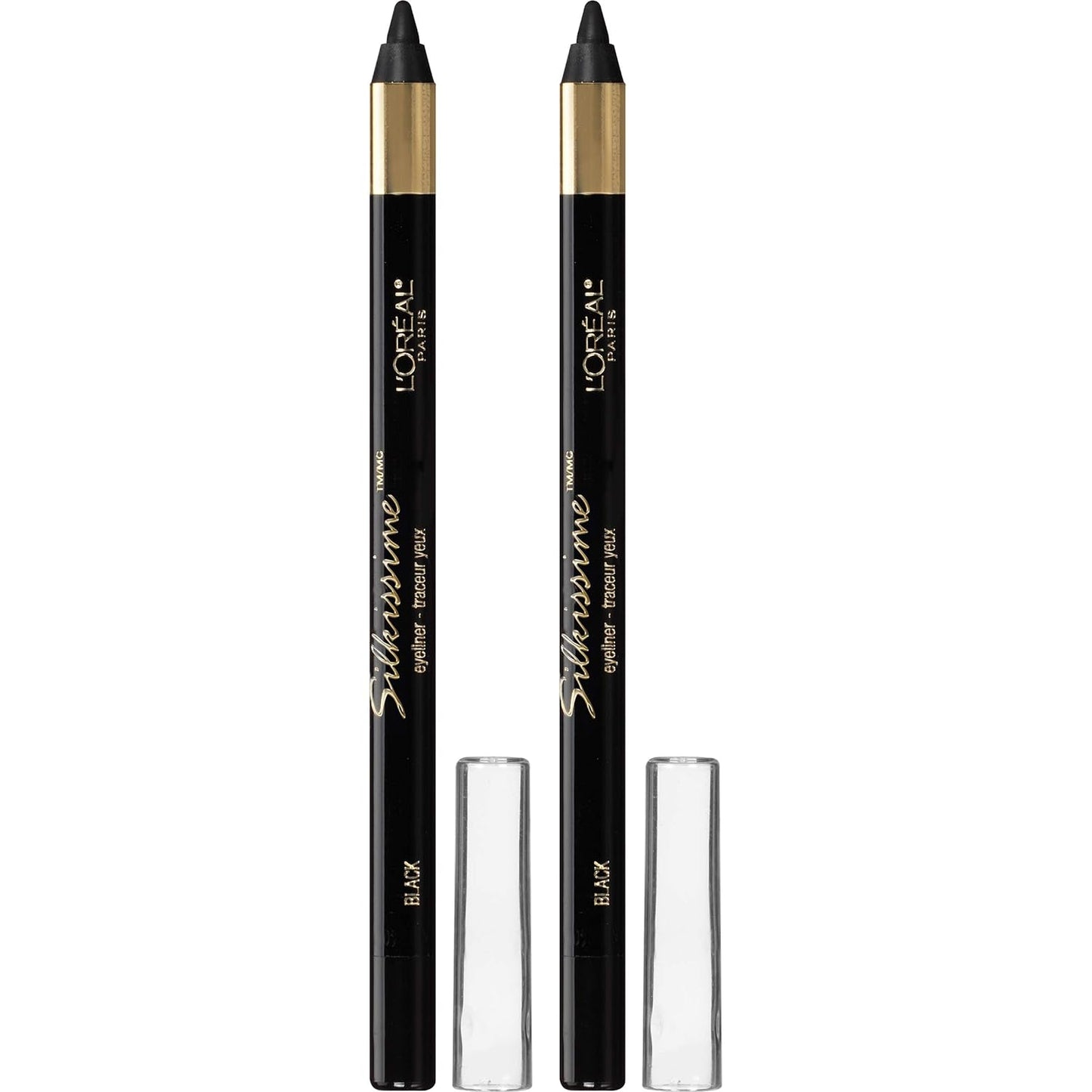 L'Oreal Paris Cosmetics Matte Infallible Silkissime Pencil Eyeliner, Black, 0.06 Ounce