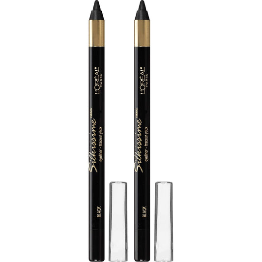 L'Oreal Paris Cosmetics Matte Infallible Silkissime Pencil Eyeliner, Black, 0.06 Ounce