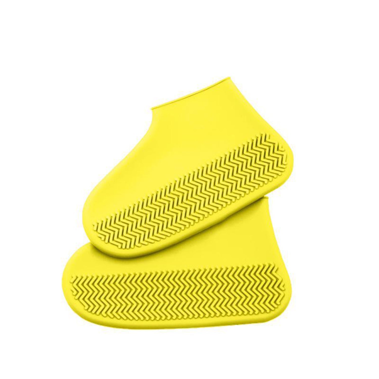 Anti-skid silicone shoe covers for rain and biking