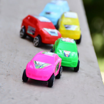 Toy car set with various colors