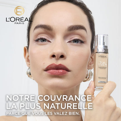 L'OREAL PARIS True Match Super Blendable Liquid Foundation With Matte, Natural Finish (Golden Amber 7D7W, 30Ml) Matte & Natural Finish - Full, Oily