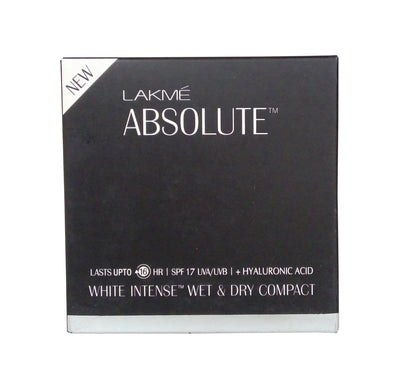 LAKMÉ Absolute White Intense Wet & Dry Matte Compact Powder, 06 Almond Honey, 9G, Brown
