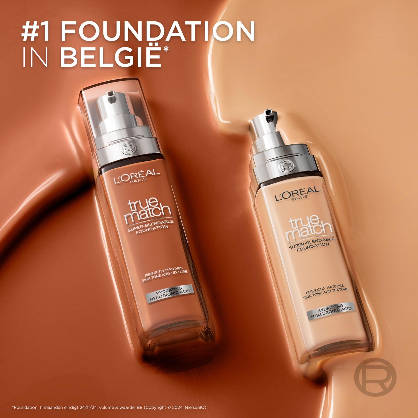 L'OREAL PARIS True Match Super Blendable Liquid Foundation With Matte, Natural Finish (Golden Amber 7D7W, 30Ml) Matte & Natural Finish - Full, Oily