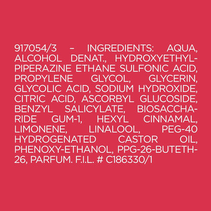 L'Oreal Paris Revitalift Bright Reveal Anti-Aging Peel Pads with Glycolic Acid Exfoliating Facial Pads to Reduce Wrinkles and Brighten Skin for All Skin Types 30 Count (Pack of 1) White