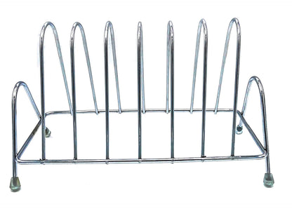 Square plate rack holder for kitchen storage