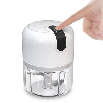 Wireless USB Rechargeable Mini Electric Garlic Machine / Chopper (250Ml)